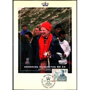 Dronning Margrethe p Grnland  - u/n - Brugt