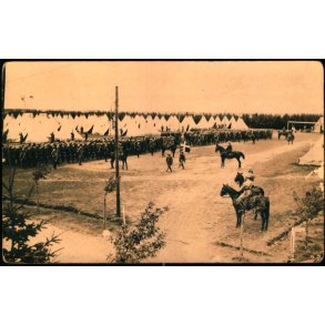 Lejren ved  Borris - Fotokort u/n - Ubrugt