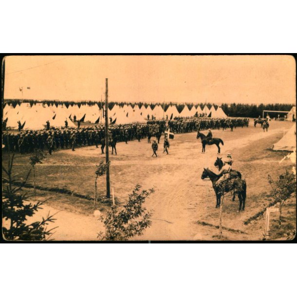 Lejren ved  Borris - Fotokort u/n - Ubrugt