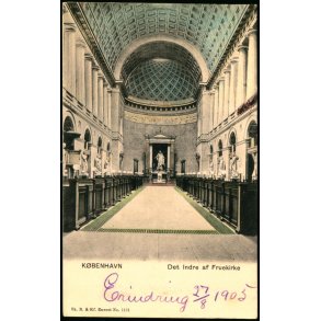 K�benhavn - Det indre af Fruekirke - Sk.B. & Kf. 1131