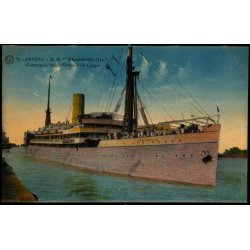 ANVERS - S:S. "Elisabethville" - Compagnie Belge Maritime du Congo -  u/n - Ubrugt