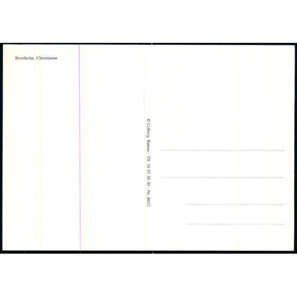 Bornholm - Christians - Colbergs Bogh. 8652 - Ubrugt
