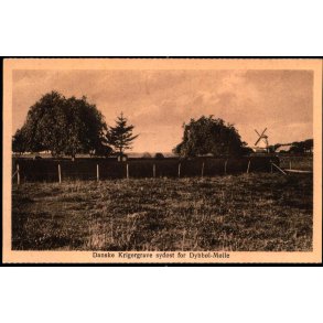 Danske Krigergrave syd�st for Dybb�l-M�lle - Chr. Qvist 67 - Ubrugt