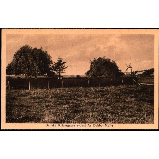 Danske Krigergrave syd�st for Dybb�l-M�lle - Chr. Qvist 67 - Ubrugt