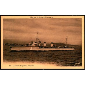 Le Contre Torpilleur Tigre - Marine de Guerre Francaise - Blondel 13
