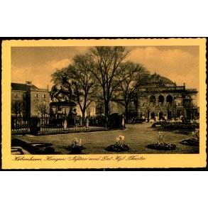 K�benhavn - Kongens Nytorv med det Kgl. Theater - John Meinckes Kunstforlag 49