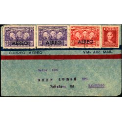 Luftpost Brev fra Ecuador til Hamburg - 13 - 5 - 46 ?