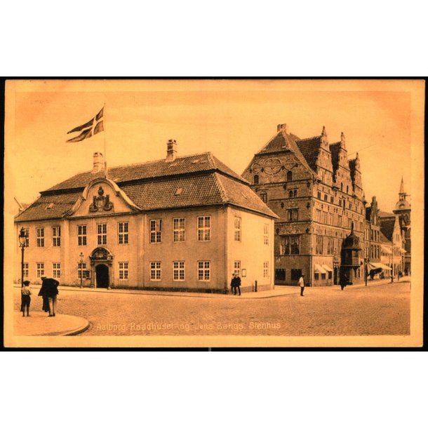 Aalborg - Raadhuset og Jens Bangs Stenhus - Stender Aa. 40041