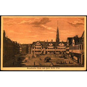 Graabrdre Torv med Frue Kirke 1746 - Stender 26945