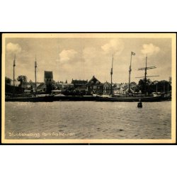 Stubbek�bing - Parti fra Havnen - Evald Rasmussens Bogh. 66011 - Ubrugt