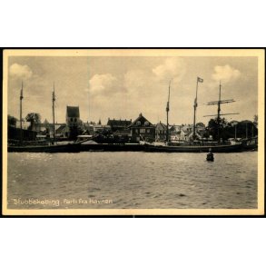 Stubbek�bing - Parti fra Havnen - Evald Rasmussens Bogh. 66011 - Ubrugt