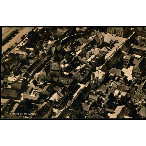 Faaborg set fra Luften - Ole Bagers Bogh. u/n - Brugt