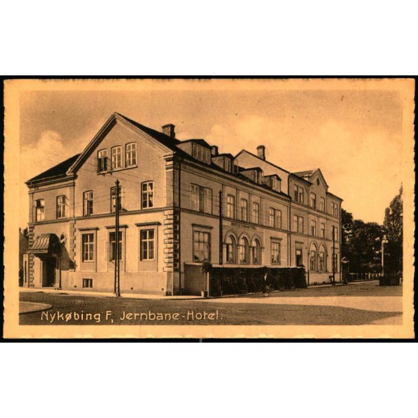 Nyk�bing F. - Jernbane Hotel - V. Kristoffersens Bogh. u/n - Ubrugt