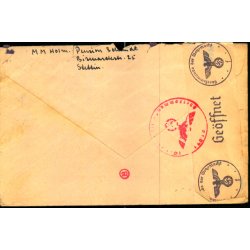 Censurbrev fra Tyskland  2 - 5 - 41 - Til Kgs. Lyngby