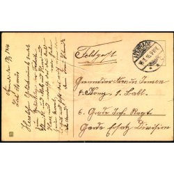 Feldpost - Apenrade   18 -3 -16 - Til  4. Komp - 1. Batl. - Billedside : Glckwunsch