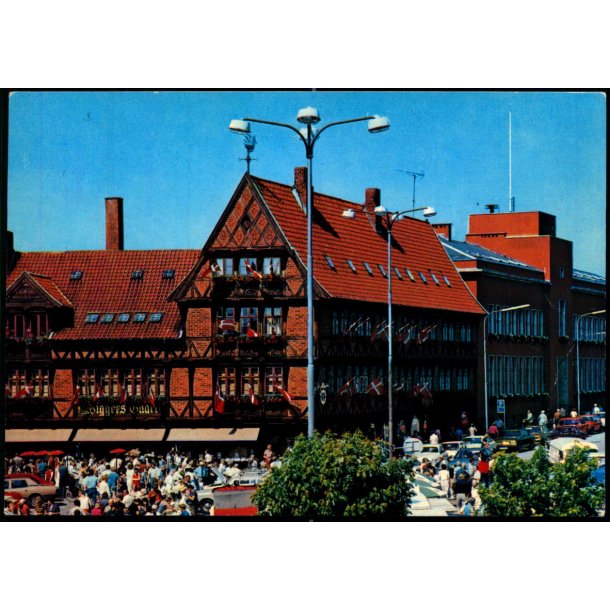 Svendborg - Torvet med Wiggers Gaard - S.J. Papir  149 509 203 - Brugt