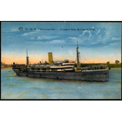 S:S. "Anversville" - Compagnie Belge Maritime du Congo -  u/n - Ubrugt