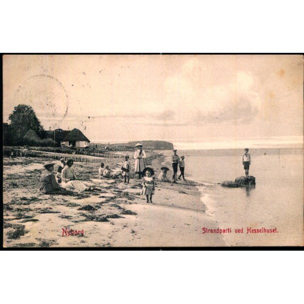 Nyborg - Strandparti ved Hesselhuset - W.K.F. 3714 - Brugt