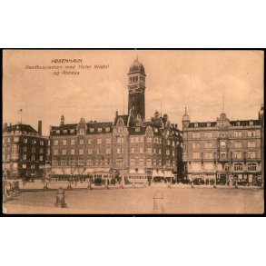 Kbenhavn - Raadhuspladsen med Hotel Bristol,og Anneks - Philipson 23