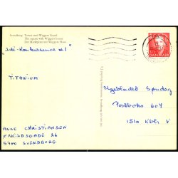 Svendborg - Torvet med Wiggers Gaard - S.J. Papir  149 509 203 - Brugt