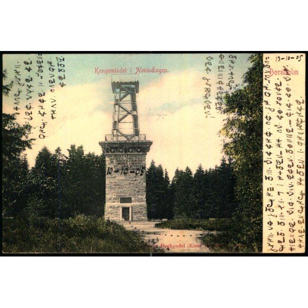 Bornholm - Kongemindet i Almindingen - Colbergs Bogh. u/n - Brugt