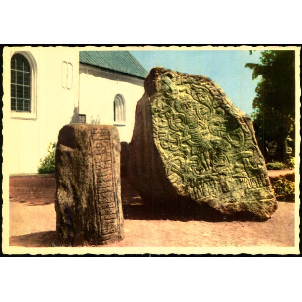 Jelling - Runestenen med det �ldste Christusbillede i Norden - Rudolf Olsen 492 - Ubrugt