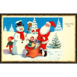 Hans Christian Petersen - Gldelig jul - Wilkig &amp; Landsbo 460/28 - Brugt