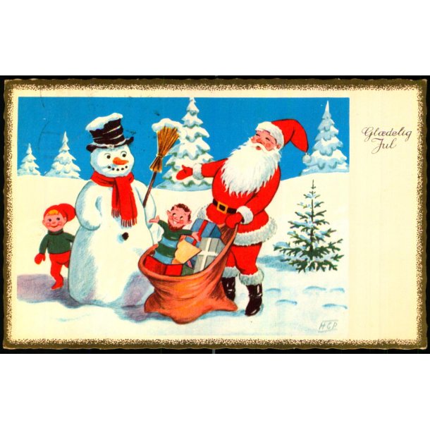 Hans Christian Petersen - Gldelig jul - Wilkig &amp; Landsbo 460/28 - Brugt