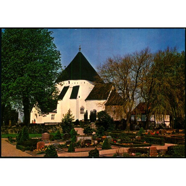 Bornholm - sterlars Rundkirke med vbenhus og apsis - sterlars kirke u/n - Ubrugt