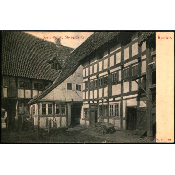 Randers - Gaardinteri�r Storegade 13 - W.K.F. 1375 - Ubrugt