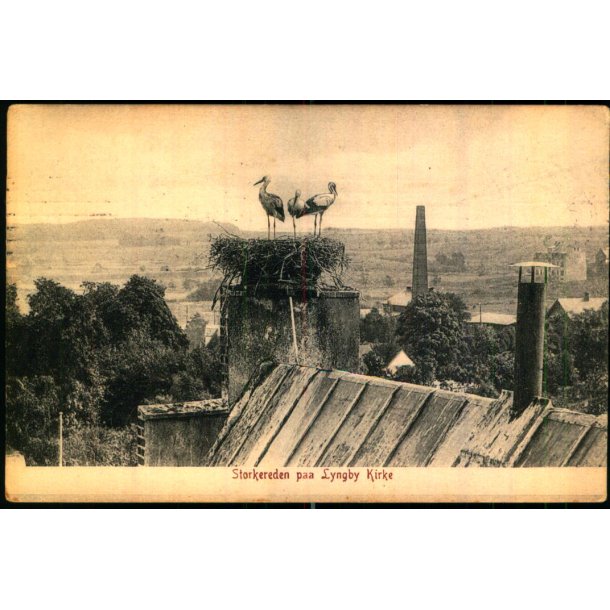 Storkerede paa Lyngby Kirke - Alex Vincent 316 - Brugt