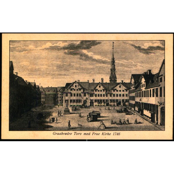 Graabrdre Torv med Frue Kirke 1746 - Stender 26945