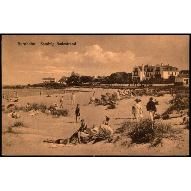 Bornholm - Sandvig Badestrand - Colbergs Boghandel 611