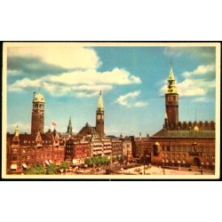 Kbenhavn - Hjrnet af Raadhuspladsen med Raadhuset - K. Witt-Mller 6700-57