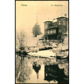 Odense - Fra Albanibroen - Warburgs Kunstforlag 172 - Ubrugt