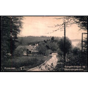 Middelfart -Kongebrovejen og Skovriddergaarden - Johs. L. Hansens Glarmester 558 - Brugt