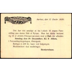 Dilettantklubben 1916 - Aarhus - u/n - Brugt.