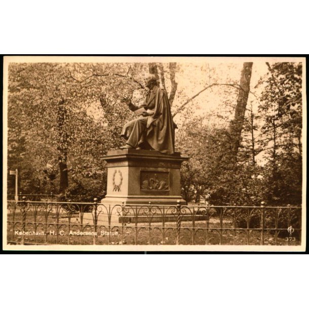 Kbenhavn - H.C. Andersens Statue - Chr. Olsen 373 - Ubrugt