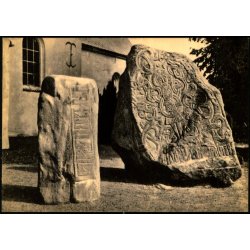 Runestenen med Kristusbilledet - Jelling - Friluftsbadets Camping 11972 - Ubrugt