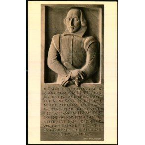 Shakespeares Mindeplade paa Kronborg - Stender 4123 - Ubrugt