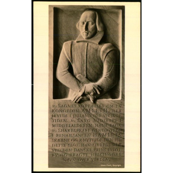 Shakespeares Mindeplade paa Kronborg - Stender 4123 - Ubrugt