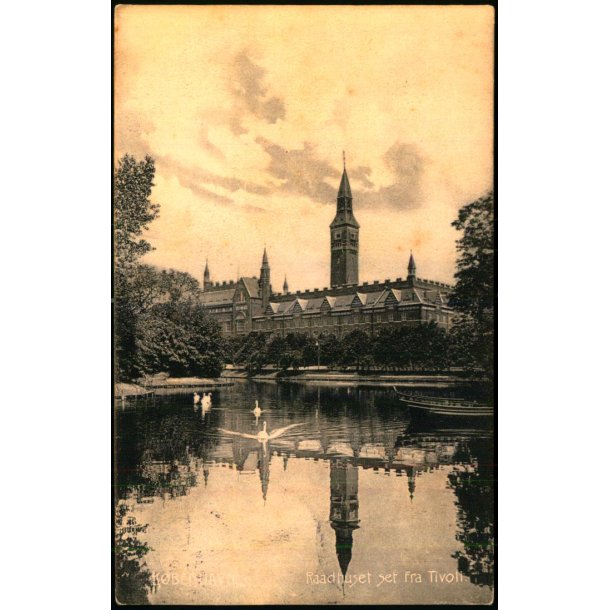 Kbenhavn - Raadhuset set fra Tivoli - C. St. 719 - Brugt