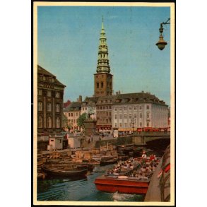 K�benhavn - Gammel Strand med Nicolai Kirke - Stender 5603 - Ubrugt