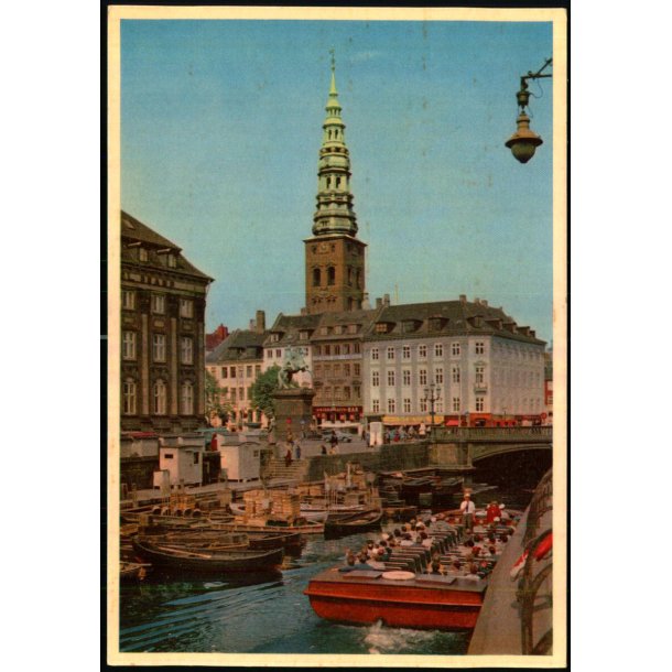 K�benhavn - Gammel Strand med Nicolai Kirke - Stender 5603 - Ubrugt