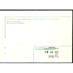 Adressekort med Opkrvning - Expres - 2x10 kr Rigsvben - 70 re Blge og 1,kr M. 24-1- 79