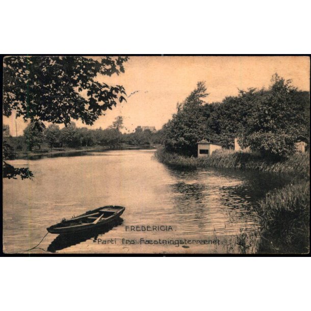 Fredericia - Parti fra F�stningsterr�net - Stender 13134 - Brugt