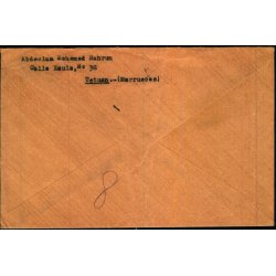 Luftpost Rekommanderet Brev fra Maroco til Danmark - 9 - 7 - 74