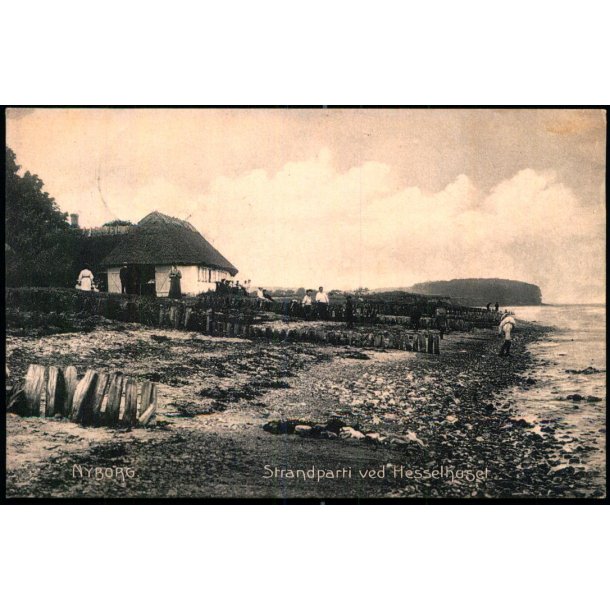 Nyborg - Strandparti ved Hesselhuset - Otto N�rmark 15632 - Brugt