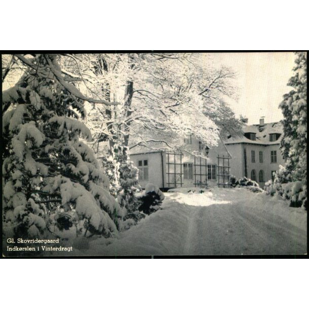 Gl. Skovriddergaard -  Indk�rsel i Vinterdragt - u/n - Ubrugt