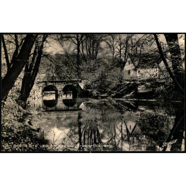 Den gamle Bro ved Arres�dal - Frederiksv�rk - Stender F. 33 K - Ubrugt